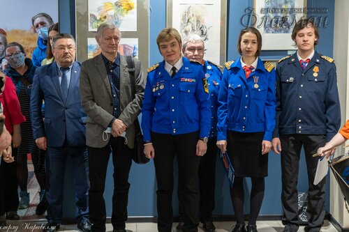 Открытие выставки работ  художника-иллюстратора Евгении Ивановны Стерлиговой _DSC7934
